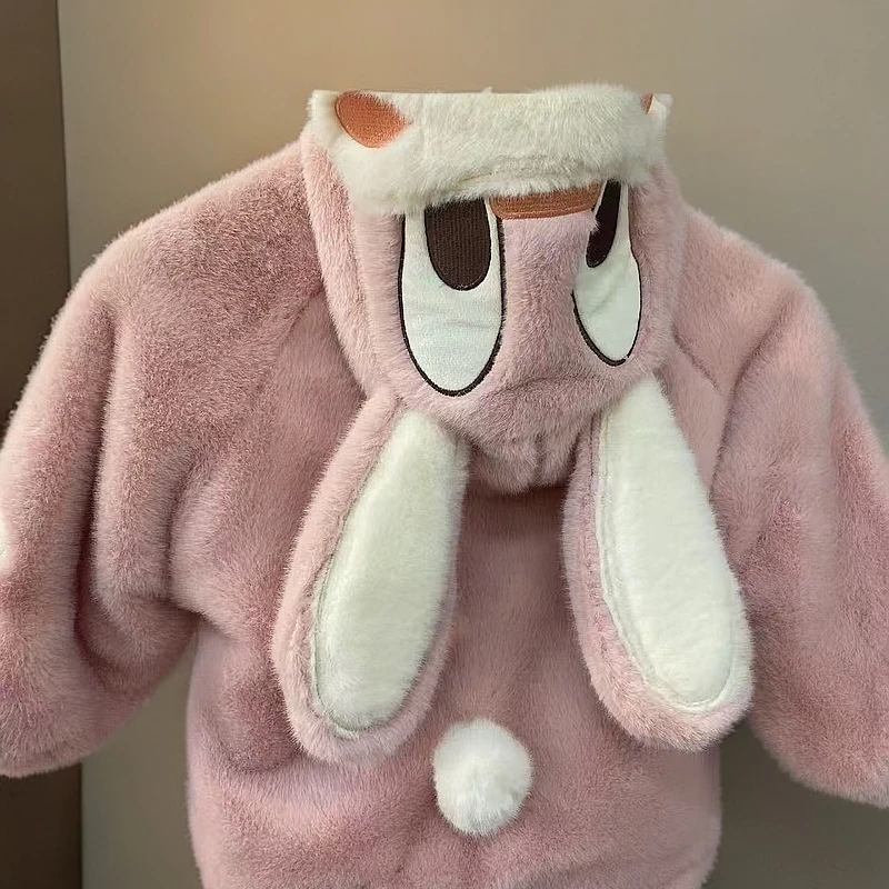 秋冬季女拉链冬季普通外套亲子韩版毛绒大衣保暖加绒