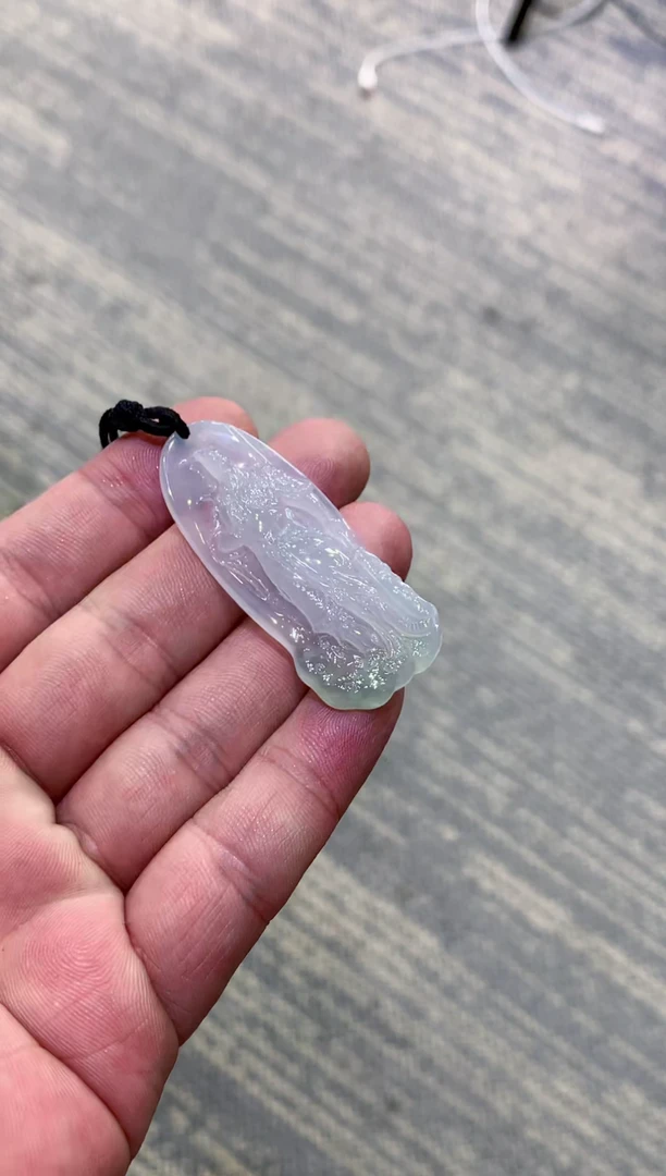 颈饰未镶嵌翡翠天然A货翡翠