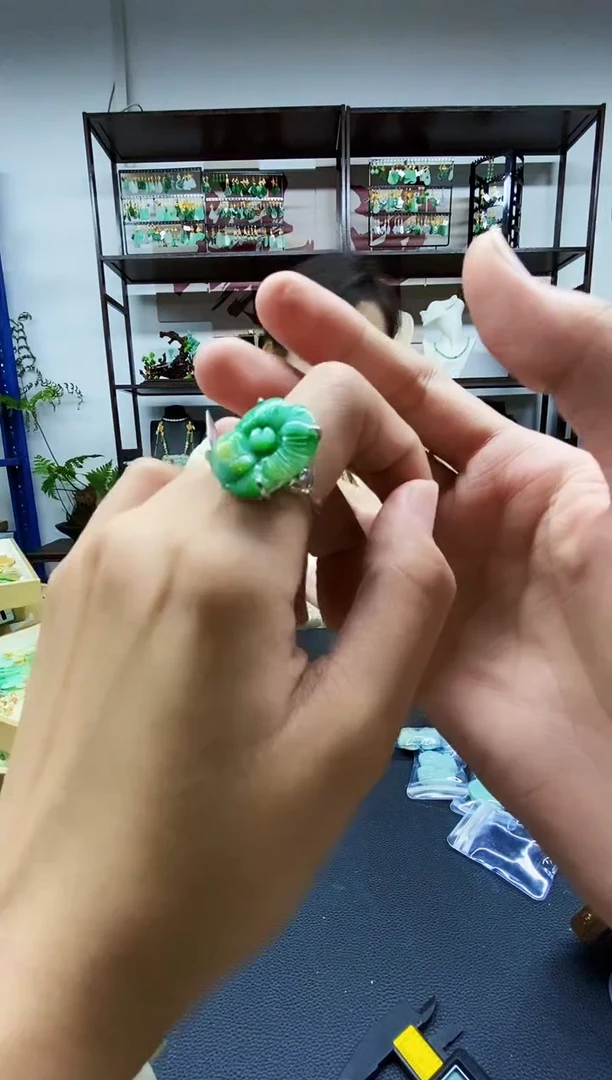 颈饰未镶嵌翡翠翡翠戒指