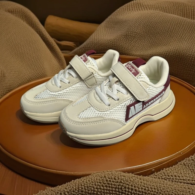 【断码网鞋】温州童鞋四季运动鞋米红白色6690