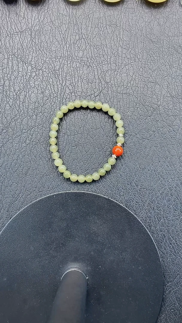手链未镶嵌和田玉255微瑕