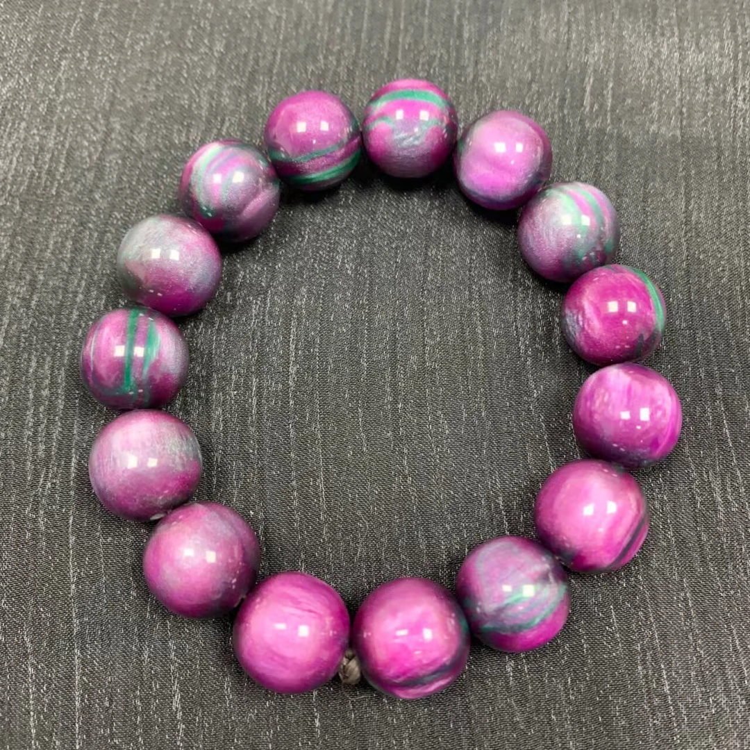 【福小满】TC19024 福小满精美流云紫苏手串 (多样性发其一)