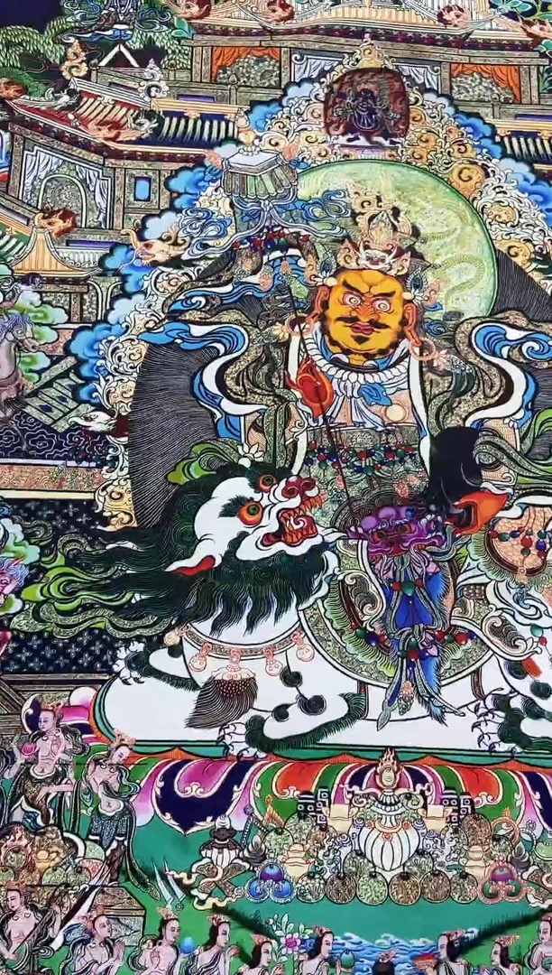 卷轴画精品挂饰 唐卡tk16099