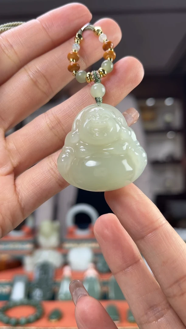 【闪购商品】和田玉颈饰未镶嵌佩佩35mm左右