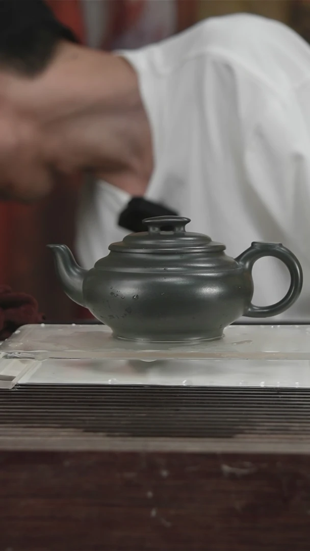 茶壶紫砂天青朱泥300CC84号