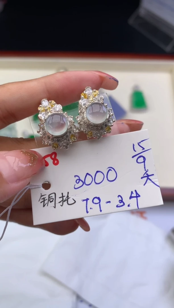 未镶嵌翡翠耳饰耳饰