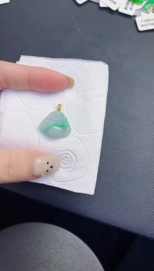 颈饰未镶嵌翡翠缅甸天然翡翠A货