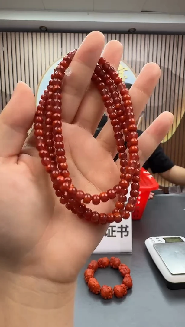 未镶嵌多圈南红玛瑙014ZB1117产品一个