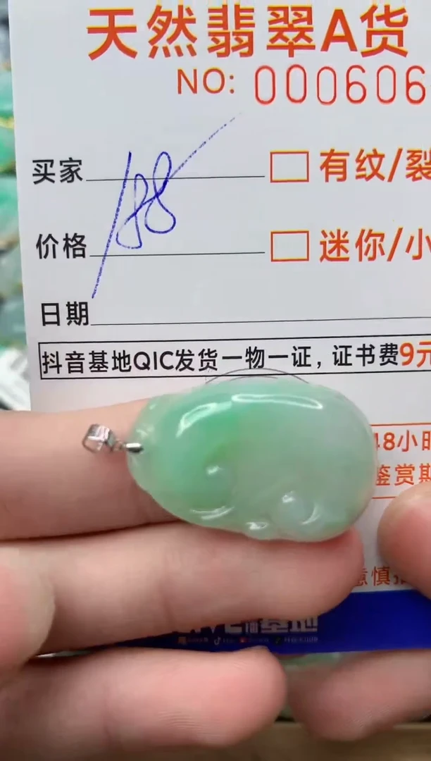 【闪购商品】翡翠颈饰18K金镶嵌66..........