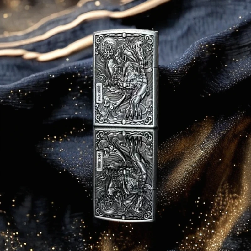 zorro 貔貅 浮雕 古银 煤油机（不赠送煤油）