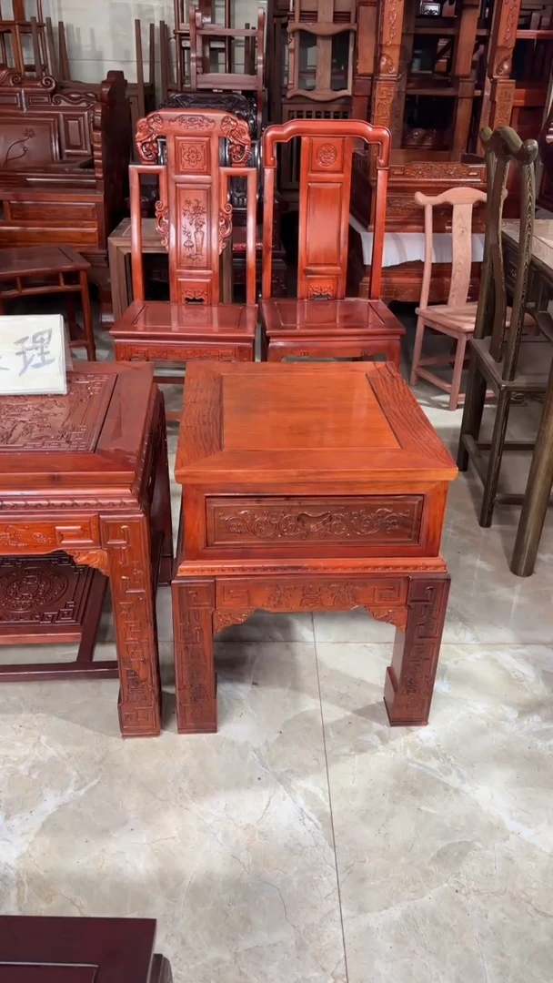 鸡翅木类成套家具处理大果紫檀角几