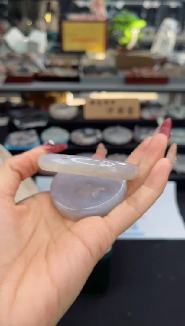 【闪购商品】石英质玉手镯未镶嵌53圈口（赠品镯心）3442017