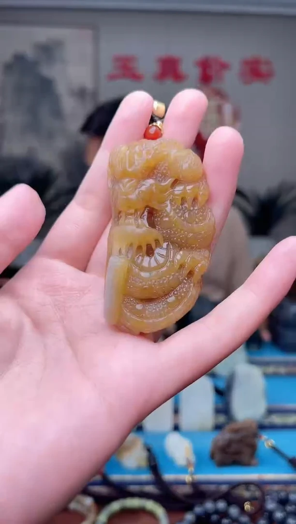 和田玉未镶嵌挂件1