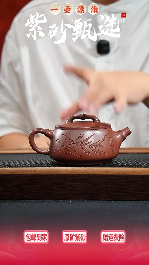 茶壶紫砂 一壶漂泊紫砂茶器1015