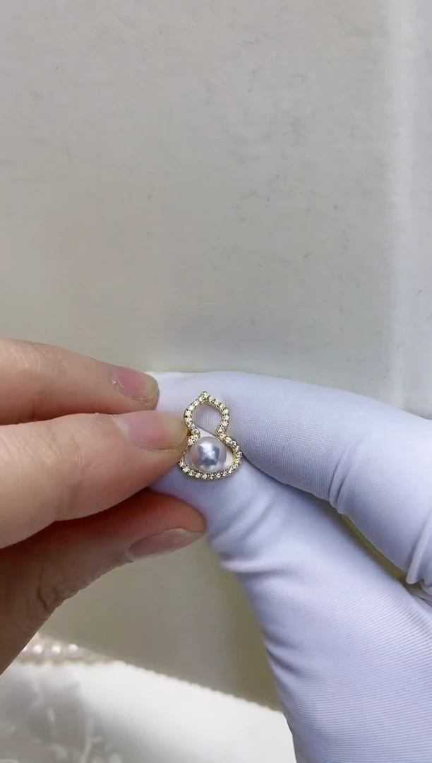 【闪购商品】海水珍珠饰品银S925镶嵌设计款吊坠