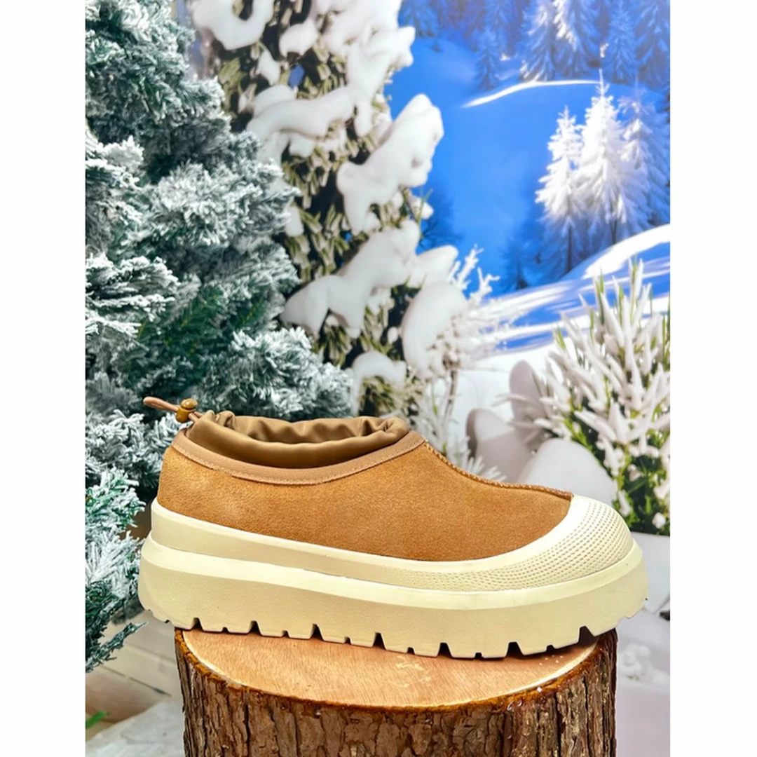 【塔次曼mini低中高邦】一博同款真皮毛一体雪地靴