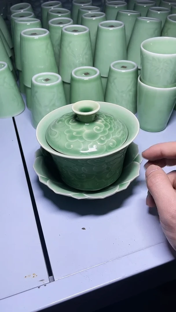 【闪购商品】纯手工 特价 微瑕 慧仙青瓷