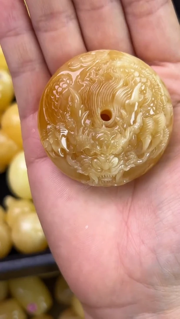 裸石琥珀未镶嵌琥珀蜜蜡吊坠