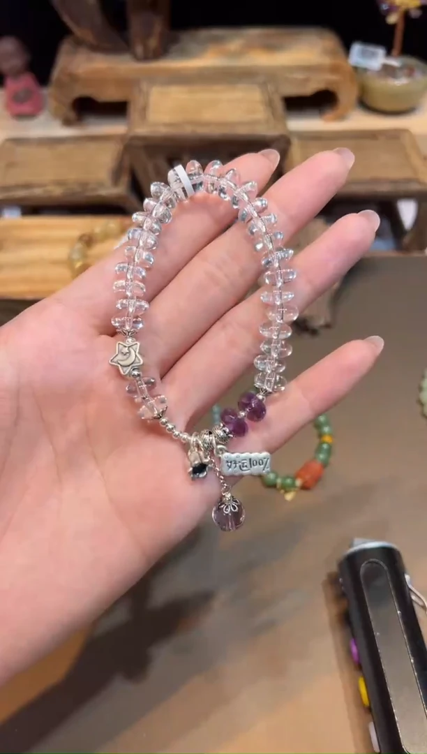 水晶手链未镶嵌手饰@@C2849