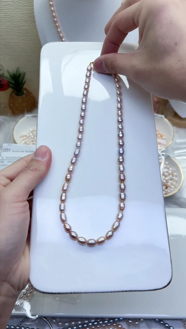 【闪购商品】淡水珍珠项链未镶嵌糖果6-7mm
