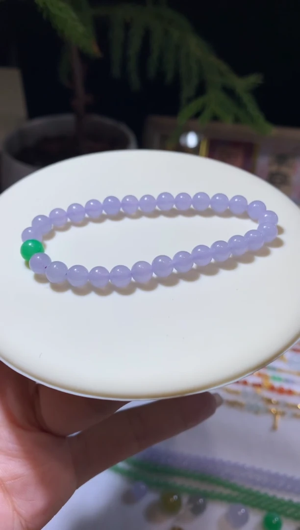 未镶嵌定制翡翠6卡珠链9680+968