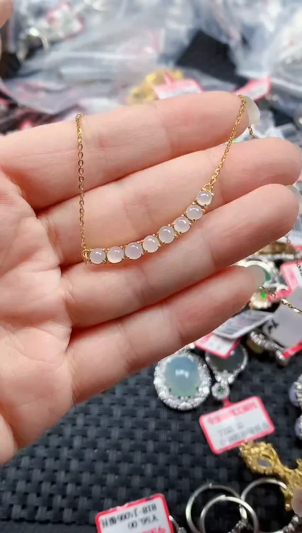 银S925镶嵌戒指翡翠天然A货缅甸翡翠