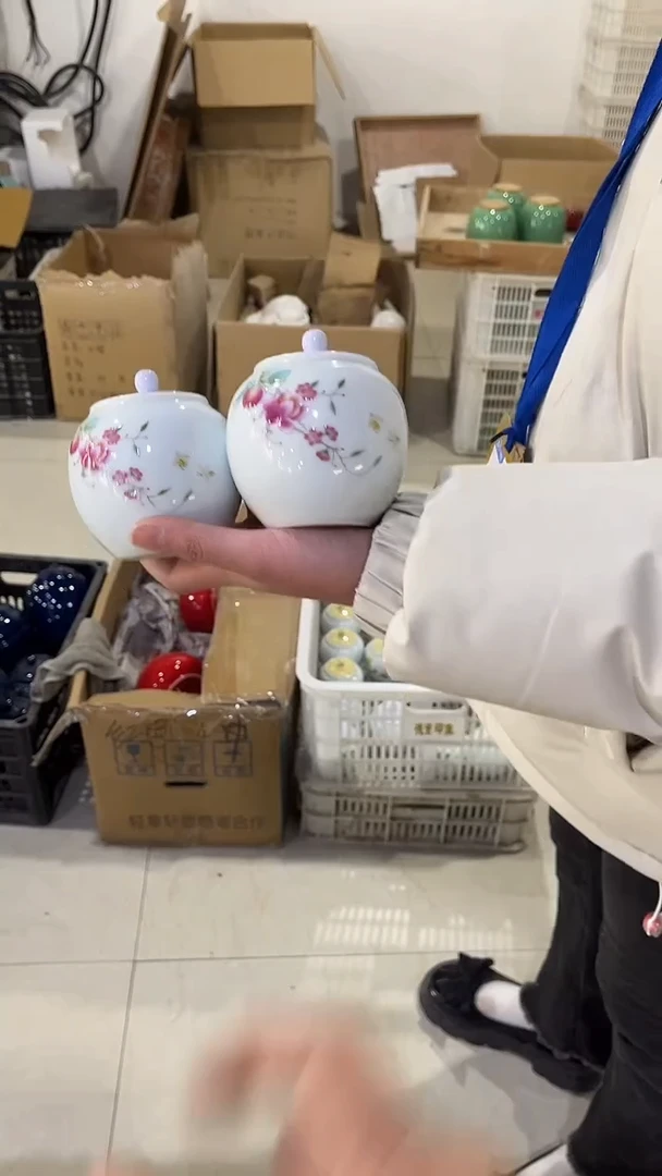 【闪购商品】摆件陶瓷茶叶罐储物罐！