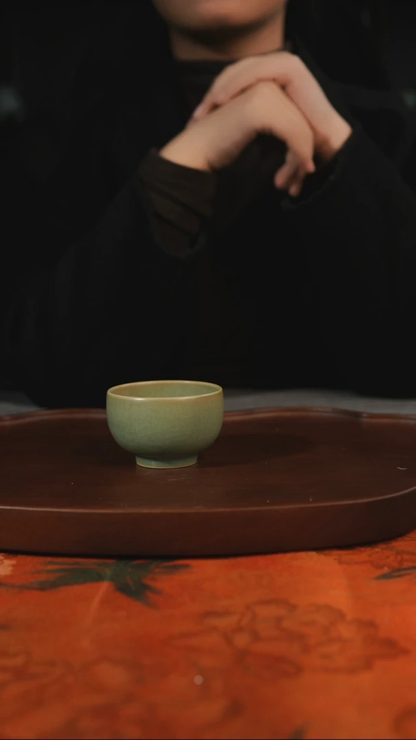 杯子王*火小罗汉杯 柴烧 汝州原产地原矿仿古老釉