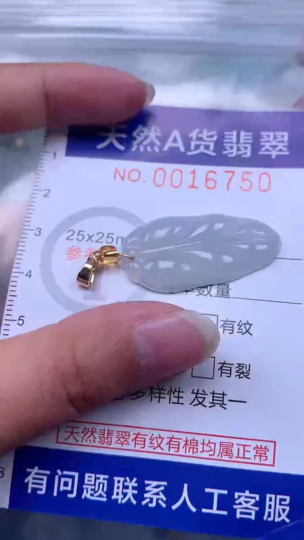 翡翠未镶嵌吊坠(不含链)1