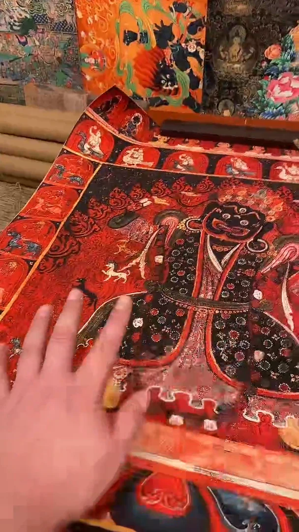 装裱画精美唐卡tk16304