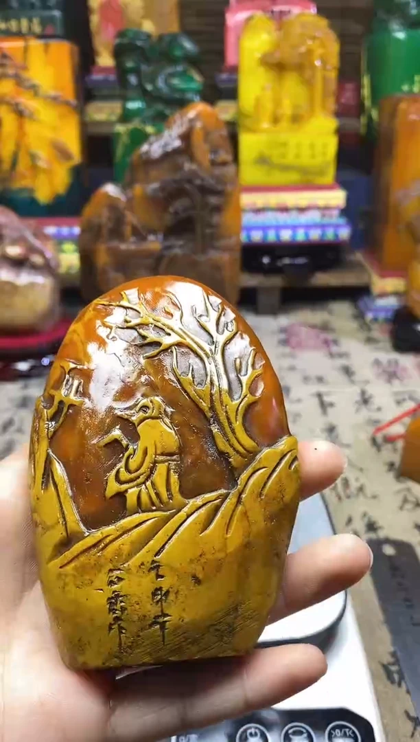 寿山石印石纯天然篆刻石料