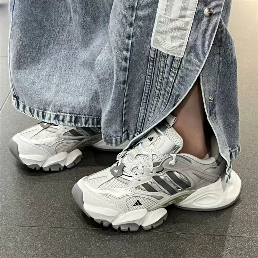Adidas/阿迪达斯正品XLG 运动男女同款轻机甲鞋灰白休闲鞋JP5761