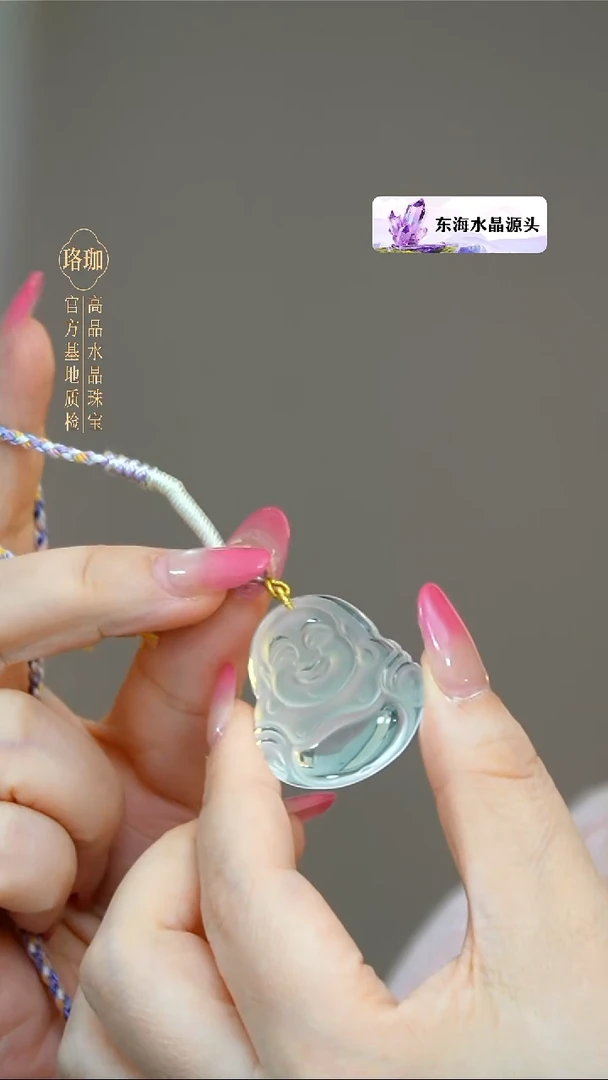 颈饰未镶嵌水晶水晶手工绳项链