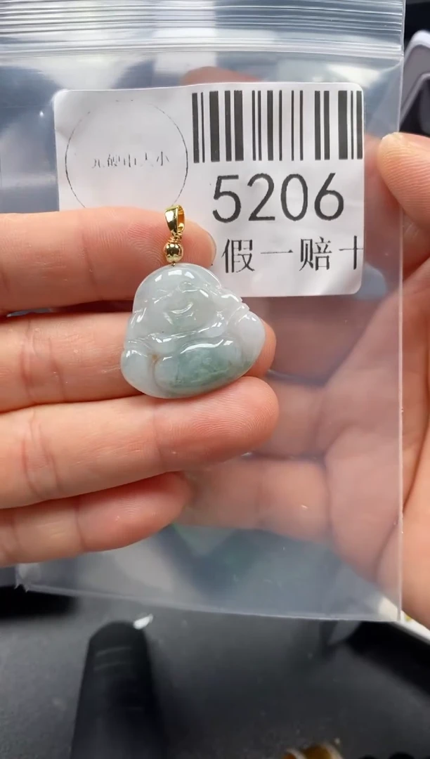 翡翠未镶嵌吊坠(不含链)5206