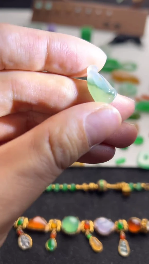 定制翡翠未镶嵌880+88莲蓬-sq068