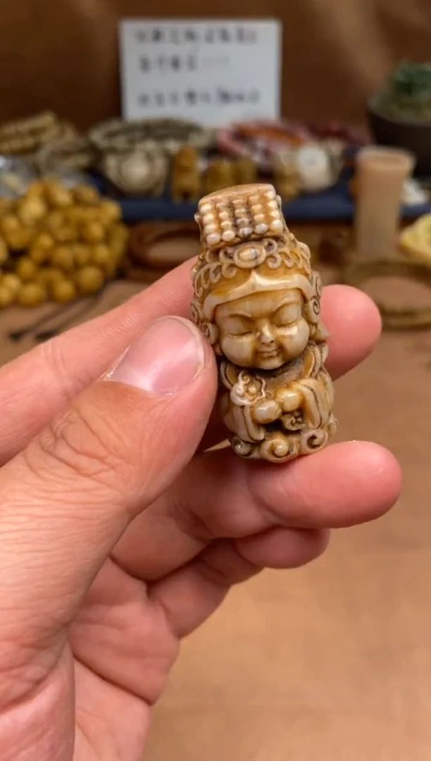【闪购商品】鹿骨其他杂件009-鹿角雕刻