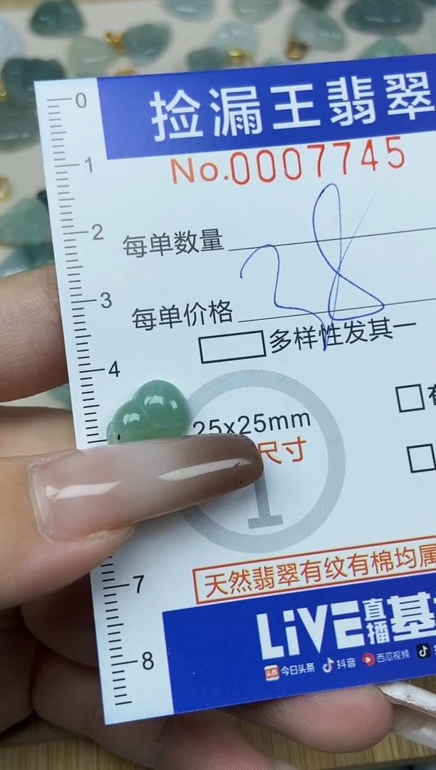 翡翠未镶嵌颈饰天然A货翡翠