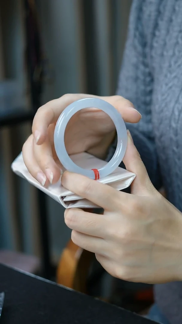 未镶嵌手镯翡翠33号-54.4圆条/MY/3