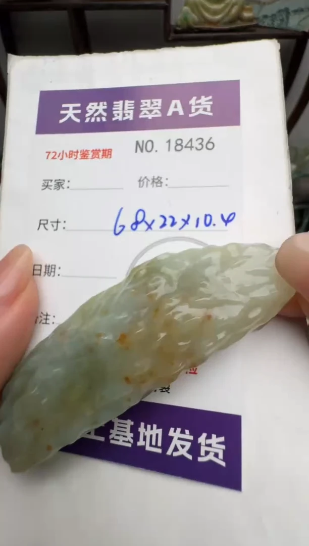 【闪购商品】翡翠颈饰未镶嵌原石18436