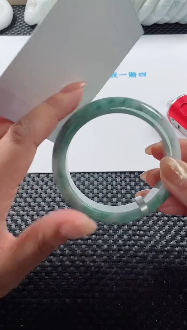 未镶嵌手镯翡翠基地发货H69285 59+