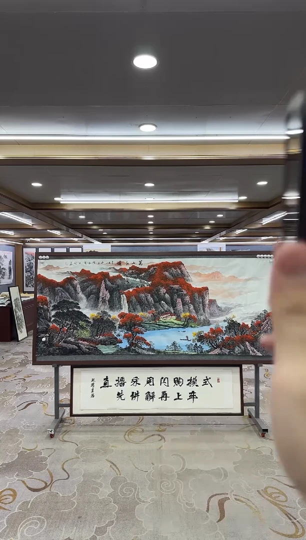 【闪购商品】绘画1刘雪红-小八尺-山水国画