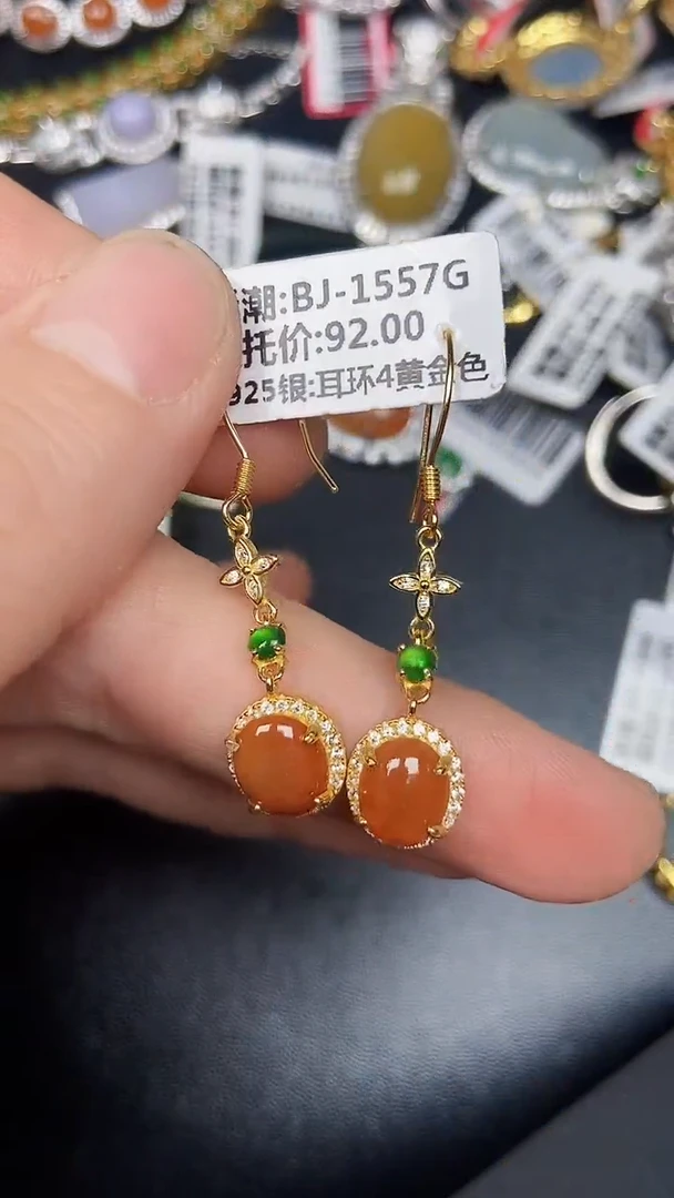 银S925镶嵌戒指翡翠2310