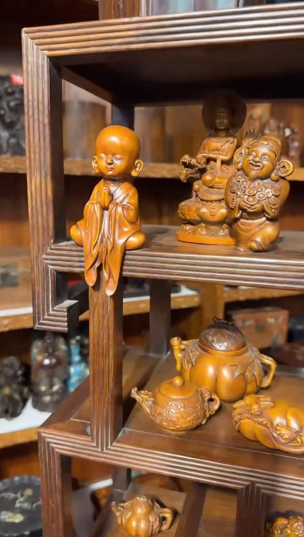 木木头款黄杨沙弥158