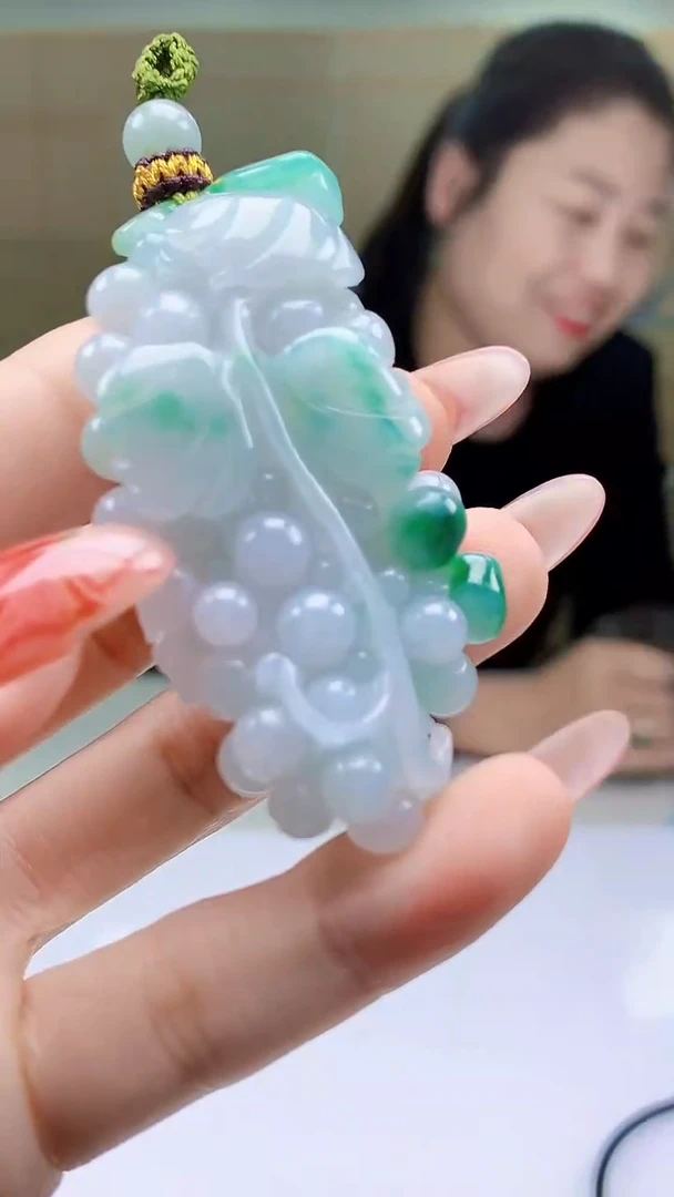 【闪购商品】定制翡翠未镶嵌4902ty-毛货挂件97