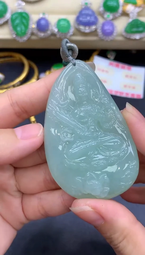 颈饰未镶嵌翡翠396-中国好珍宝