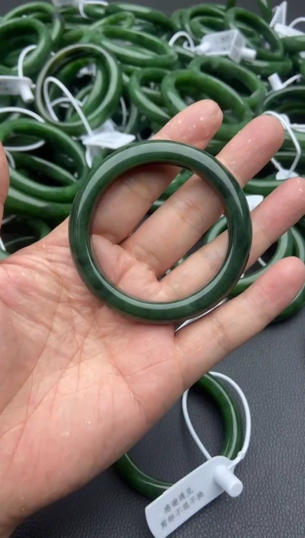 未镶嵌手镯和田玉（碧玉）2-53.7