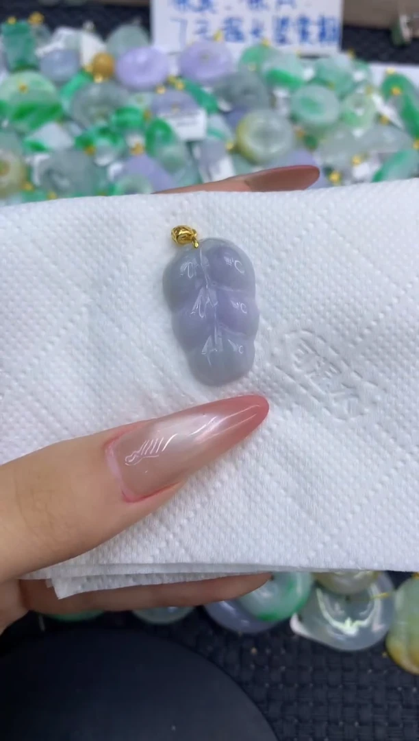 颈饰未镶嵌翡翠天然缅甸A货翡翠