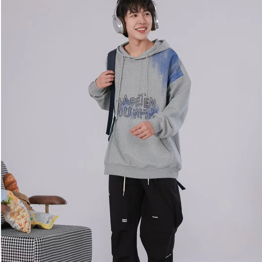 16721高端专享2025老林家天花板春季卫衣灰色