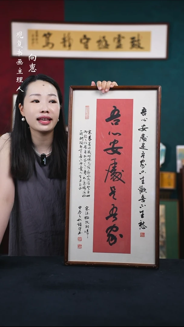 书法范铠风-吾心安处是吾家-36*69书法