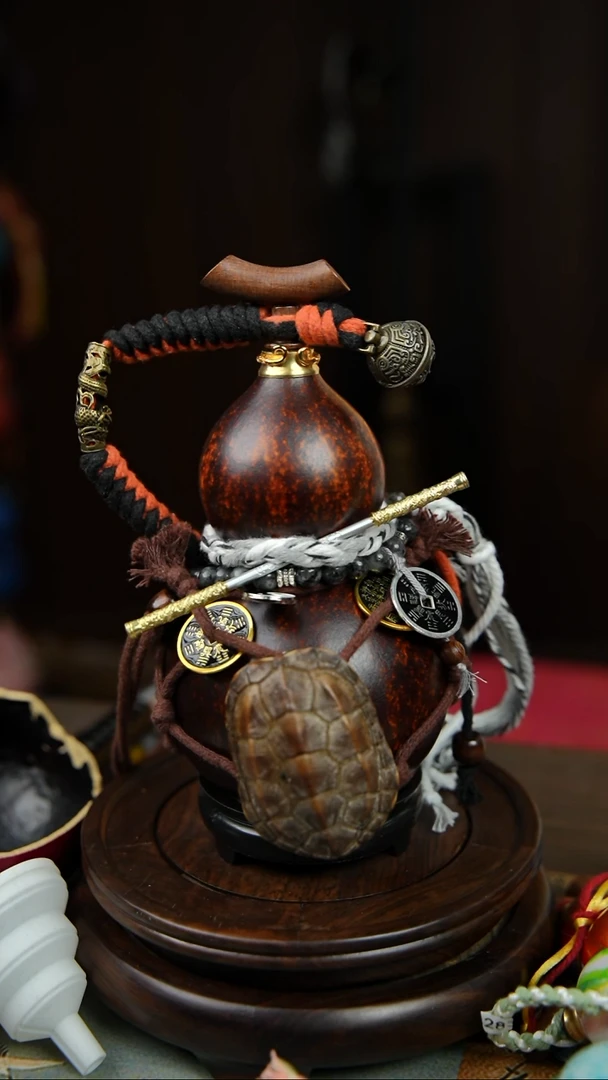 357号500ml左右非遗大漆酒葫芦